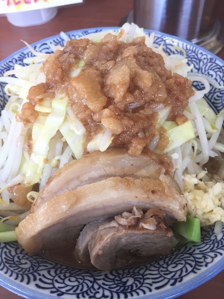 「ミニラーメンニンニクアブラ」@松木田田の写真