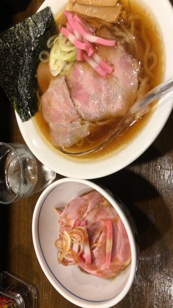 「鳥醤油らぁ麺 多加水麺160g 600円」@Soupmenの写真