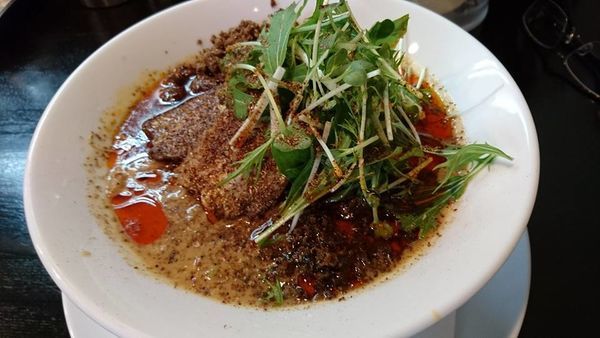 「味噌担々麺　５辛」@四川担担麺 阿吽 浅草店の写真