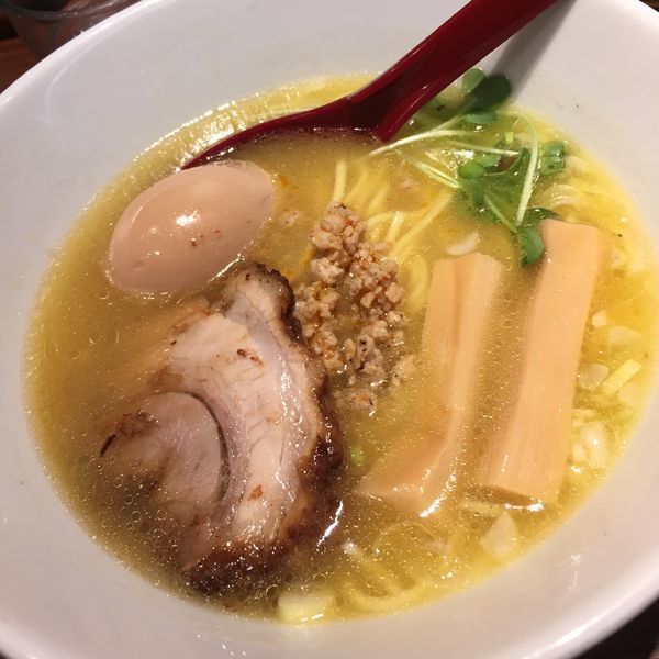 「鶏白湯ポタージュラーメン」@千駄木 らーめん いっとくの写真
