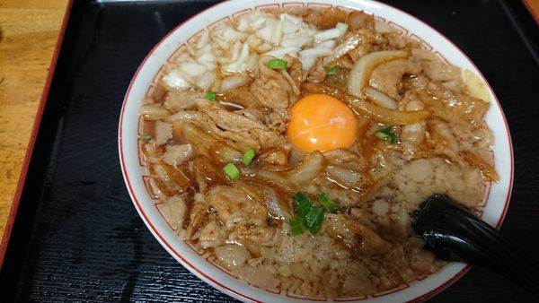「【限定】スタミナ式背脂ラーメン 930円」@気むずかし家の写真