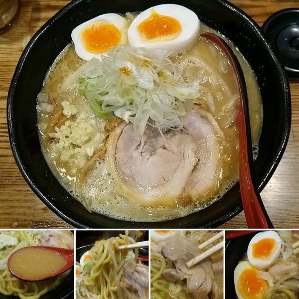 「味噌ラーメン＋半熟玉子＝950円」@麺処 花田 上野店の写真