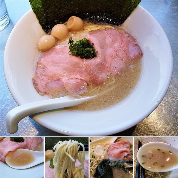 「明太ガーリックそば(限定)  900円」@さんじの写真