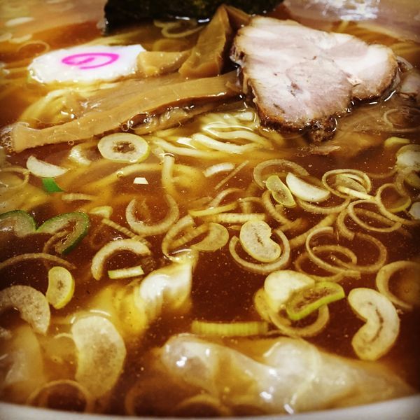 「中華そば ネギトッピング」@河辺大勝軒の写真