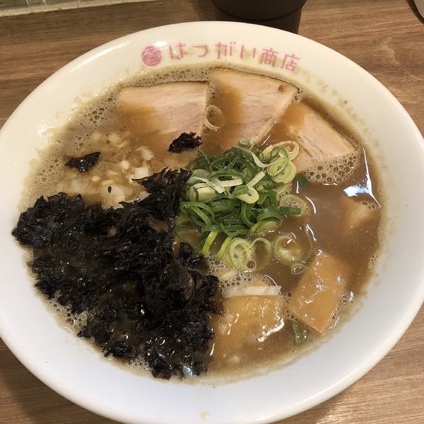 「特濃煮干しそば」@はつがい商店の写真