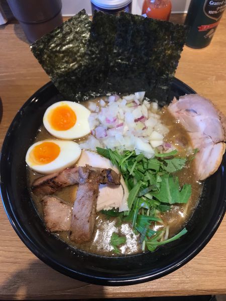 「特製濃厚煮干らーめん」@桔梗と空の写真