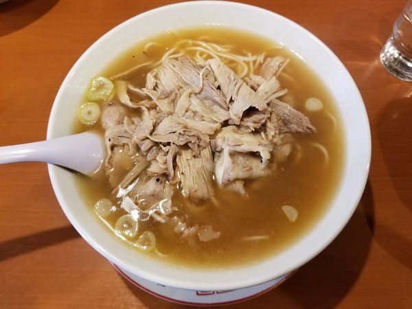「塩(大)セット+生玉子」@末廣ラーメン本舗 高田馬場分店の写真