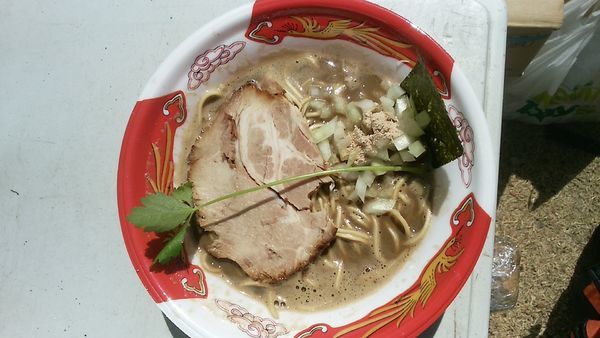 「天夢×あつお×吉田商店　イカした煮干したちのラーメン」@中華蕎麦とみ田 冨田治PRESENTS 最強ラーメン祭2019 in 小山の写真