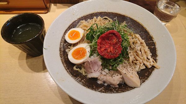 「[限定5食]富士幻豚和えそば1800円」@饗 くろ㐂の写真