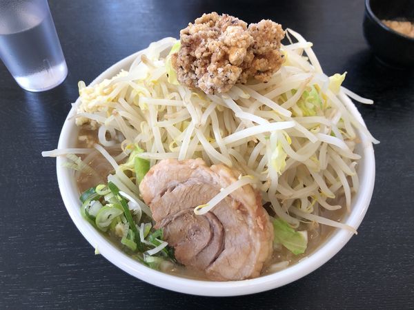 「大ラーメン（全増し＆にんにくチョイス）」@らーめん藤ろうの写真