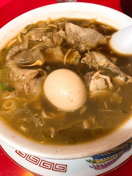「中華そば(並) ¥800＋味玉 ¥110」@末廣ラーメン本舗 秋田駅前分店の写真
