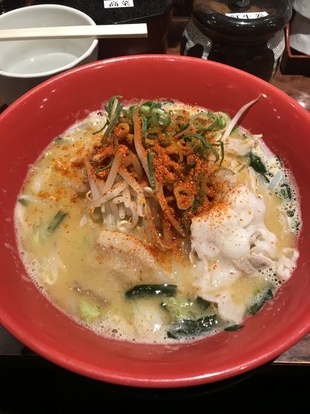 「新奈良豚骨ラーメン」@麺屋 青空 千日前通り店の写真