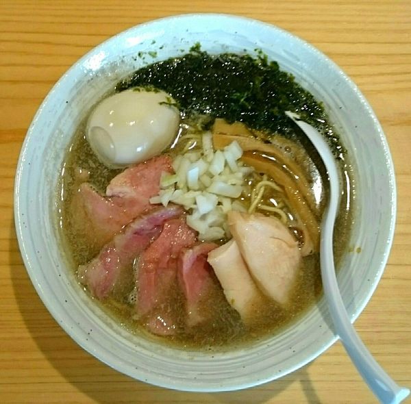 「特製煮干らぁ麺 味付き替え玉」@麺屋 さくら井の写真