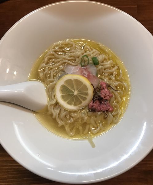 「桜鯛のらーめん（季節のらーめん）」@らーめん かねかつの写真