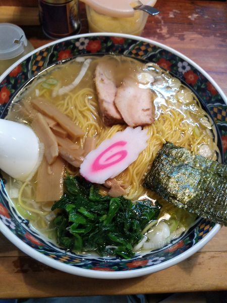 「塩そば 700円 大盛無料」@函館らーめん 船見坂の写真