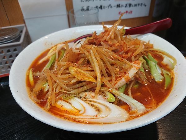 「限定 辛ネギラーメン」@味噌麺処 花道庵の写真