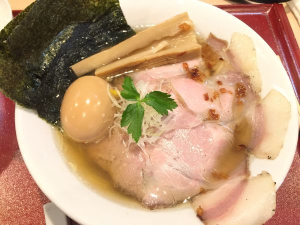 「特製金色貝そば」@燃えよ麺助の写真