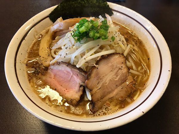 「【限定】濃厚中華そば  800円」@BASSO どりるまん商店 羽後町本店の写真