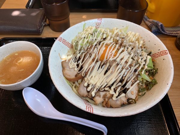 「G盛り油そば」@中華そば 松葉の写真