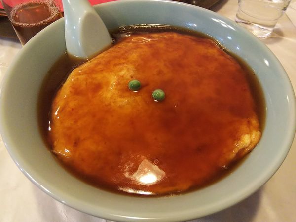 「かに玉ラーメン　※ウーロン茶サービス　※クーポンで５００円」@参果樹 沢村店の写真