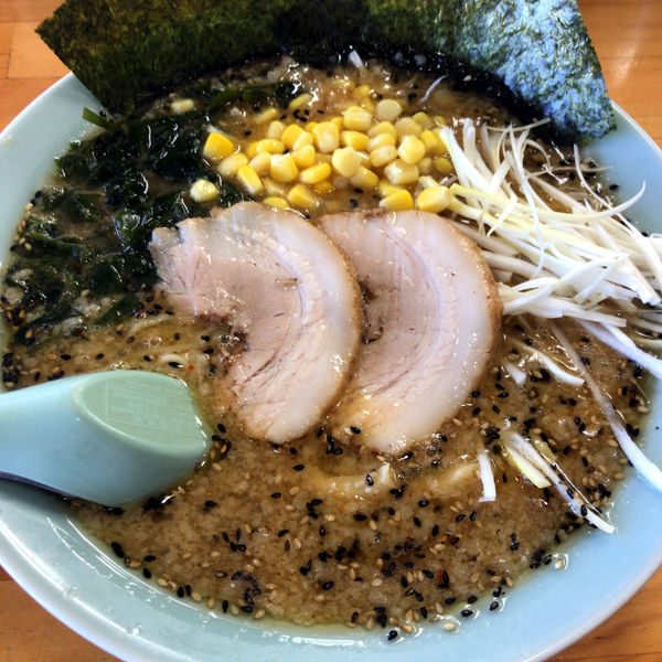 「味噌ラーメン（半麺）690円　半ライス　0円」@ラーメンショップ 足利50号店の写真