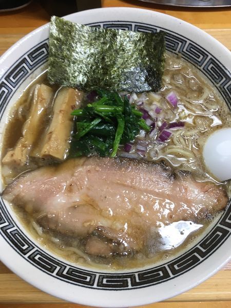 「純煮干そば(中盛)」@らーめん酒場 麺屋 龍月の写真