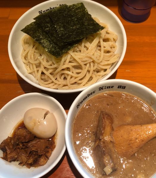 「贅沢濃厚つけめん 大盛」@麺Dining Number Nine 09の写真