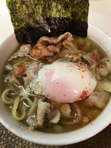 「豚ソバ？」@龍門瀑の写真