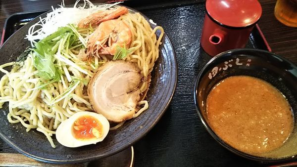 「31・4・7濃厚海老味噌つけ麺（840円）」@麺処 田ぶし 湘南台店の写真