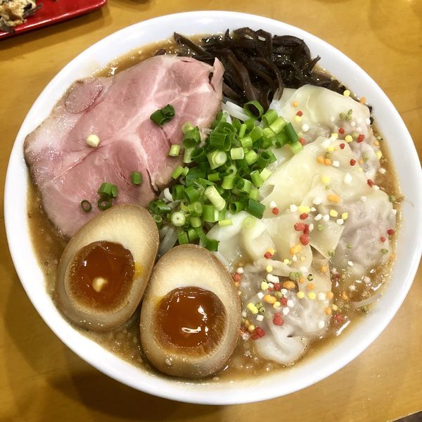 「【限定】鴨ワンタン辛味噌ラーメン ￥980」@麺屋 扇 SENの写真