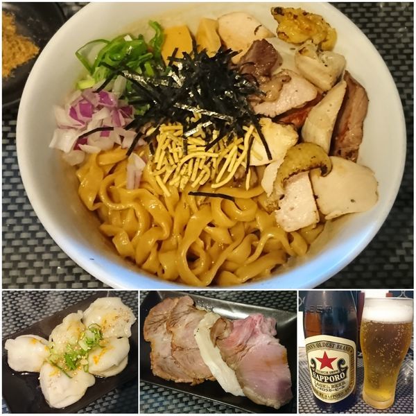 「油そば ￥780」@赤青(MURASAKI)の写真