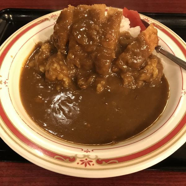 「カツカレー（￥590）」@蓼科の写真