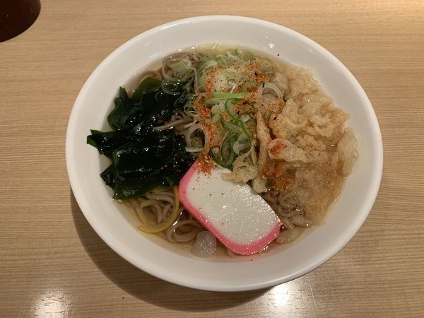 「たぬきそば 460円」@立ち食い蕎麦 あずさの写真