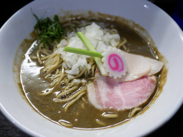 「濃密な中華そば＋和え玉 細麺」@中華そば いづるの写真