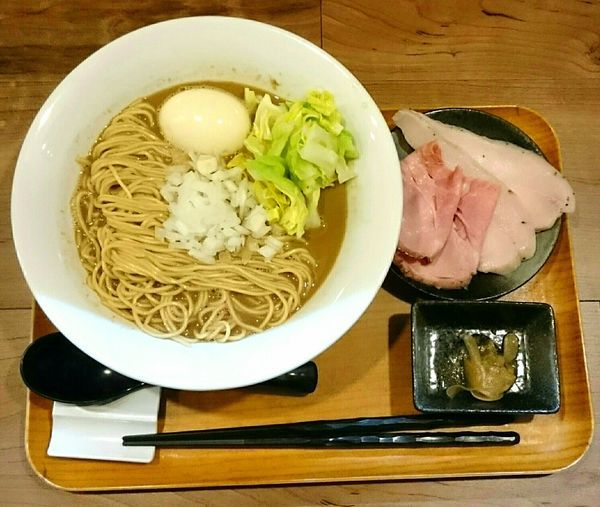 「特製濃厚煮干 和え玉」@ラーメン 裏健やかの写真