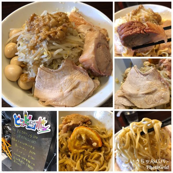 「冷やし中華 ニンニク少 アブラ 880円 ウズラ 100円」@ピコピコポンの写真