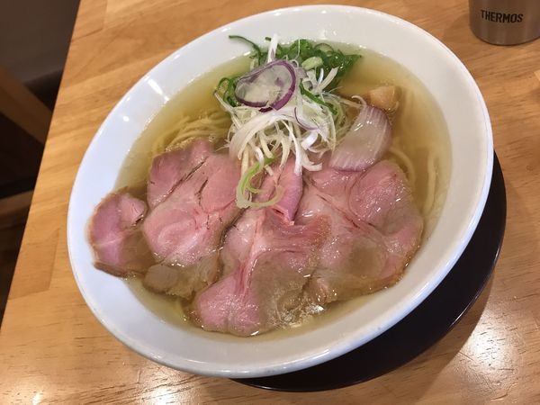 「塩鶏そば」@中華そば ココカラサキゑの写真