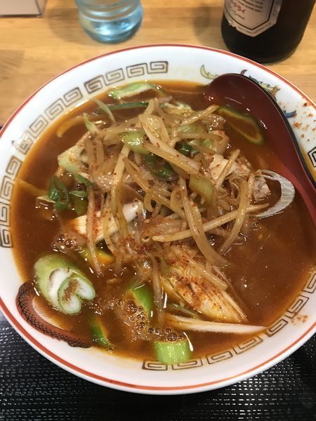 「【限定】辛ネギラーメン」@味噌麺処 花道庵の写真