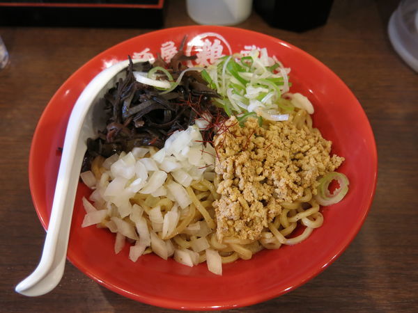 「辛痺坦々まぜそば：850円」@濃厚鶏そば 麺屋武一 北千住店の写真