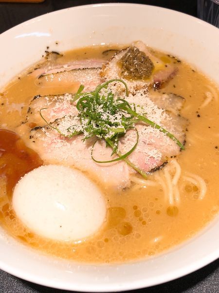 「チャーシュー味玉味噌Soba ¥1600」@Japanese Soba Noodles 蔦の写真