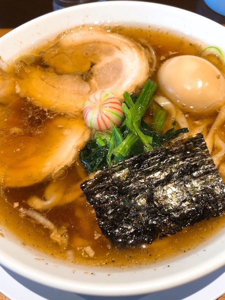 「味玉らぁめん(醤油) ¥850」@らぁめん 生姜は文化。の写真