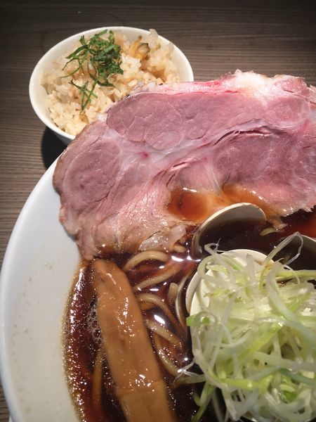 「はまぐりら〜めん¥950+貝めし¥120（税別）」@くそオヤジ最後のひとふりの写真