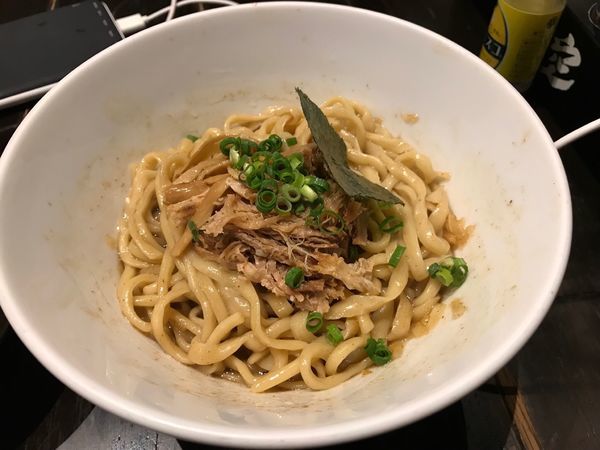 「和え節そば」@俺の空 新宿店の写真