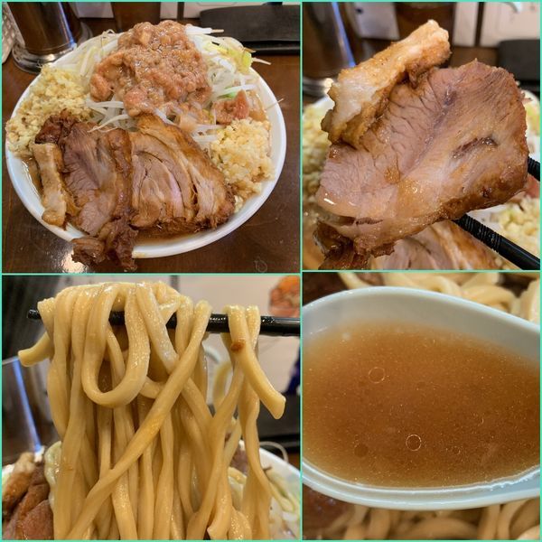 「小ラーメン¥750+ショウガ¥50（ニンニク・アブラ）」@麺屋 歩夢の写真