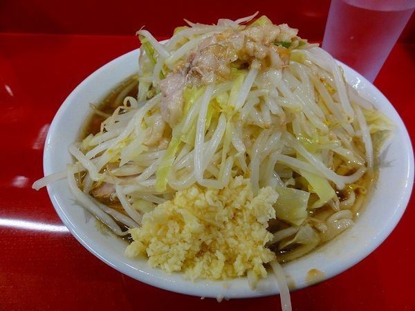 「ラーメン700円　ニンニク脂」@ラーメン二郎 越谷店の写真