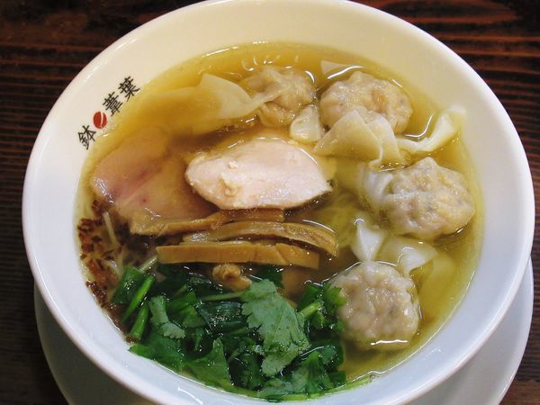 「塩わんたん麺（950円）」@らーめん 鉢ノ葦葉の写真