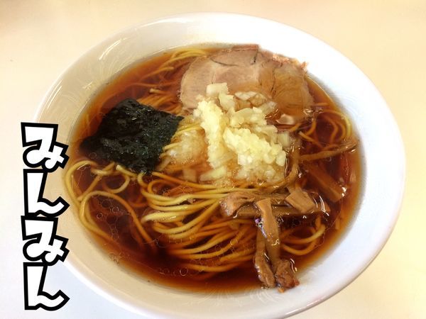 「ラーメン￥550」@みんみんラーメンの写真