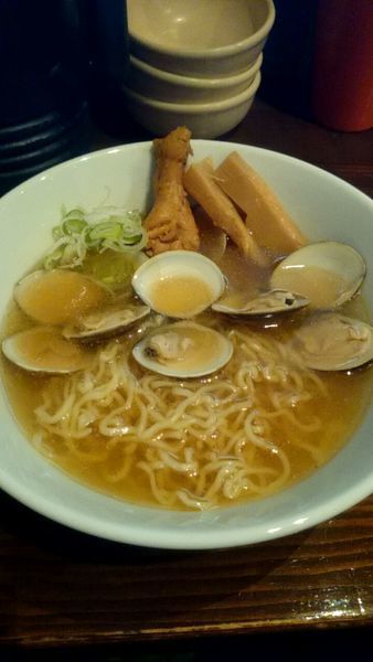 「蛤ラーメン（８００円）」@うちん家の写真
