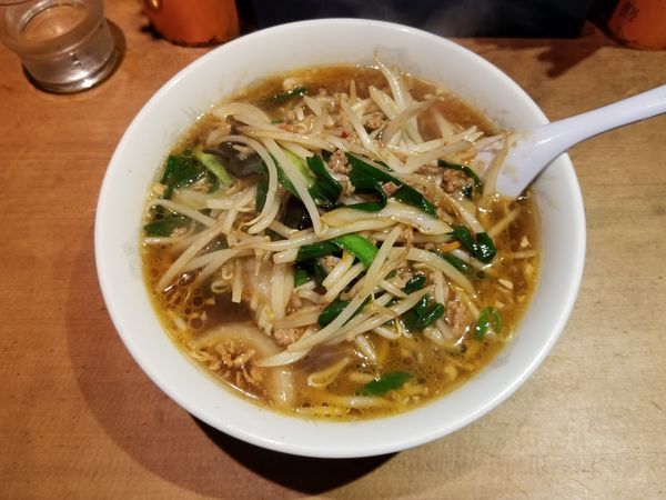 「もやしそば」@かおたんラーメン 赤坂店の写真