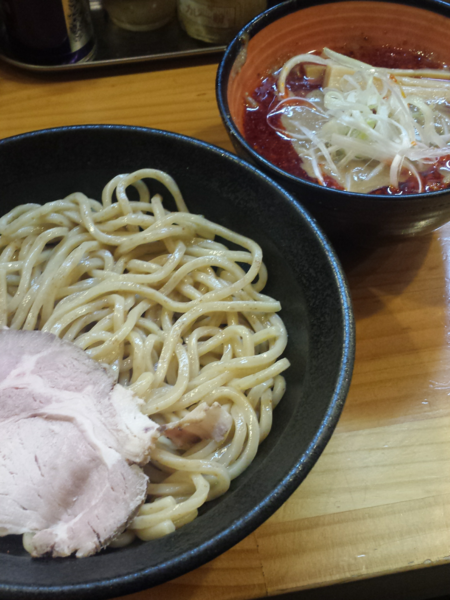 「辛みそつけ麺 中盛850円」@miso style となみの写真